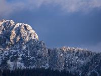 09 Wintereinbruch Kampenwand Massiv im Teleblick
